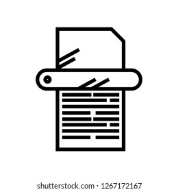 printer icon isolated on white background, vector illustration