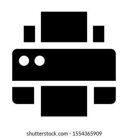 printer icon isolated sign symbol vector illustration - high quality black style vector icons

