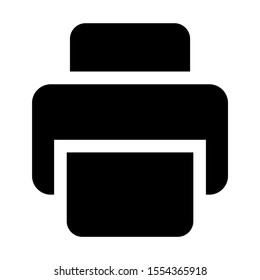 printer icon isolated sign symbol vector illustration - high quality black style vector icons
