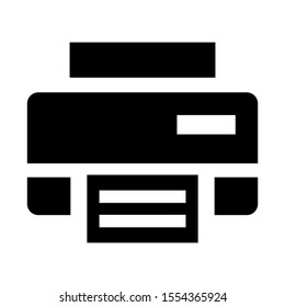 printer icon isolated sign symbol vector illustration - high quality black style vector icons
