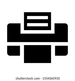 printer icon isolated sign symbol vector illustration - high quality black style vector icons
