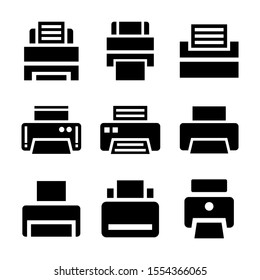 printer icon isolated sign symbol vector illustration - Collection of high quality black style vector icons
