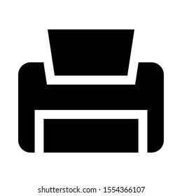 printer icon isolated sign symbol vector illustration - high quality black style vector icons
