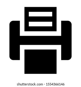 printer icon isolated sign symbol vector illustration - high quality black style vector icons
