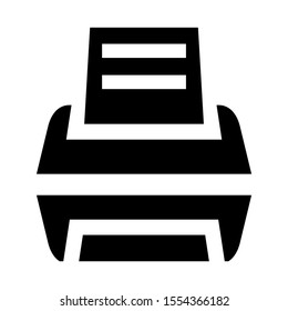 printer icon isolated sign symbol vector illustration - high quality black style vector icons
