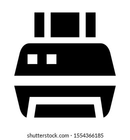 printer icon isolated sign symbol vector illustration - high quality black style vector icons
