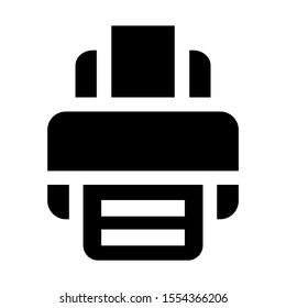 printer icon isolated sign symbol vector illustration - high quality black style vector icons

