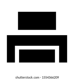 printer icon isolated sign symbol vector illustration - high quality black style vector icons
