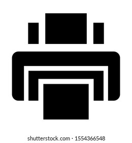 printer icon isolated sign symbol vector illustration - high quality black style vector icons
