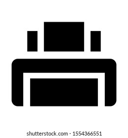 printer icon isolated sign symbol vector illustration - high quality black style vector icons
