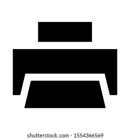 printer icon isolated sign symbol vector illustration - high quality black style vector icons
