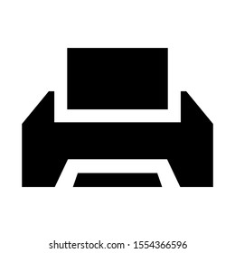printer icon isolated sign symbol vector illustration - high quality black style vector icons
