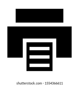 printer icon isolated sign symbol vector illustration - high quality black style vector icons
