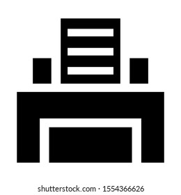printer icon isolated sign symbol vector illustration - high quality black style vector icons
