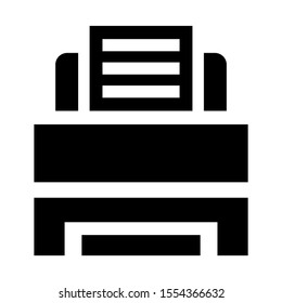 printer icon isolated sign symbol vector illustration - high quality black style vector icons
