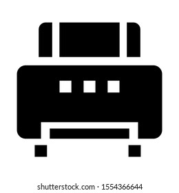 printer icon isolated sign symbol vector illustration - high quality black style vector icons
