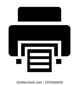 printer icon isolated sign symbol vector illustration - high quality black style vector icons
