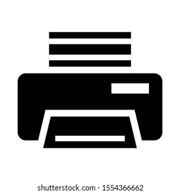 printer icon isolated sign symbol vector illustration - high quality black style vector icons
