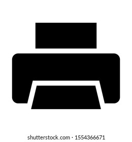 printer icon isolated sign symbol vector illustration - high quality black style vector icons
