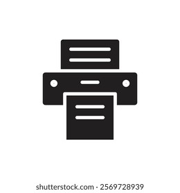 Printer icon Line Art Logo set