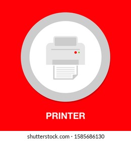 printer icon. Logo element illustration. printer symbol design. colored collection. printer concept. Can be used in web and mobile