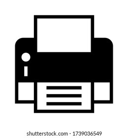 printer icon or logo isolated sign symbol vector illustration - high quality black style vector icons

