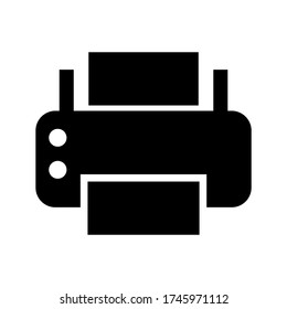 printer icon or logo isolated sign symbol vector illustration - high quality black style vector icons
