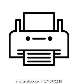 printer icon or logo isolated sign symbol vector illustration - high quality black style vector icons
