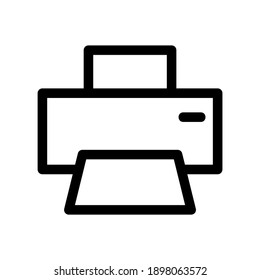 printer icon or logo isolated sign symbol vector illustration - high quality black style vector icons
