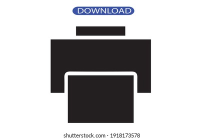 printer icon or logo isolated sign symbol vector illustration - high quality black style vector icons.