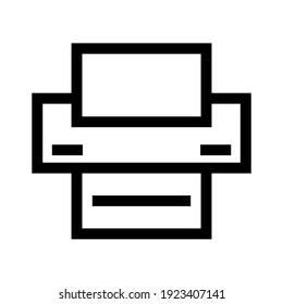 printer icon or logo isolated sign symbol vector illustration - high quality black style vector icons
