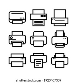 printer icon or logo isolated sign symbol vector illustration - Collection of high quality black style vector icons
