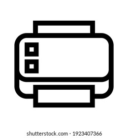 printer icon or logo isolated sign symbol vector illustration - high quality black style vector icons
