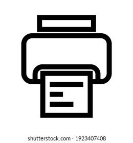 printer icon or logo isolated sign symbol vector illustration - high quality black style vector icons
