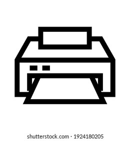 printer icon or logo isolated sign symbol vector illustration - high quality black style vector icons
