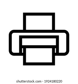 printer icon or logo isolated sign symbol vector illustration - high quality black style vector icons
