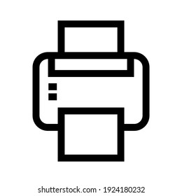 printer icon or logo isolated sign symbol vector illustration - high quality black style vector icons
