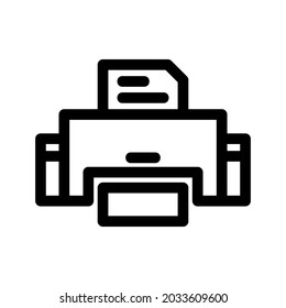 printer icon or logo isolated sign symbol vector illustration - high quality black style vector icons
