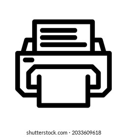 printer icon or logo isolated sign symbol vector illustration - high quality black style vector icons
