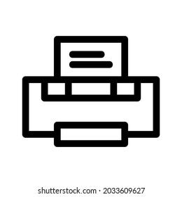 printer icon or logo isolated sign symbol vector illustration - high quality black style vector icons

