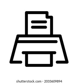 printer icon or logo isolated sign symbol vector illustration - high quality black style vector icons
