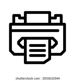 printer icon or logo isolated sign symbol vector illustration - high quality black style vector icons
