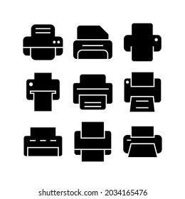 printer icon or logo isolated sign symbol vector illustration - Collection of high quality black style vector icons
