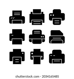printer icon or logo isolated sign symbol vector illustration - Collection of high quality black style vector icons
