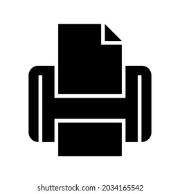 printer icon or logo isolated sign symbol vector illustration - high quality black style vector icons

