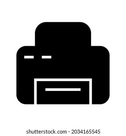 Druckersymbol oder Logo einzeln auf Zeichen, Vektorgrafik - hochwertige Vektorsymbole in schwarzem Stil
