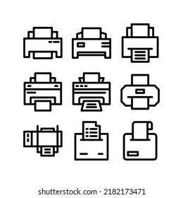 printer icon or logo isolated sign symbol vector illustration - Collection of high quality black style vector icons
