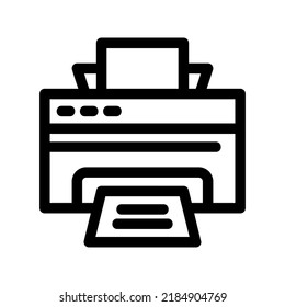 printer icon or logo isolated sign symbol vector illustration - high quality black style vector icons
