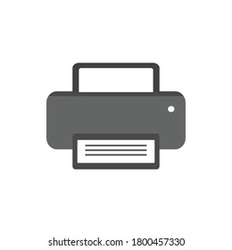 printer icon on white background drawing by illustration