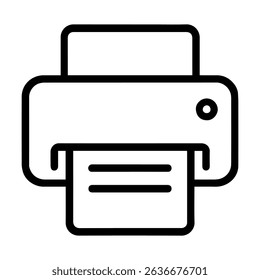 Printer icon on white background vector
Vector line icon office, work